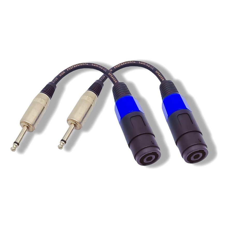 Cable Speakon a 1/4 mono de 4.5 metros