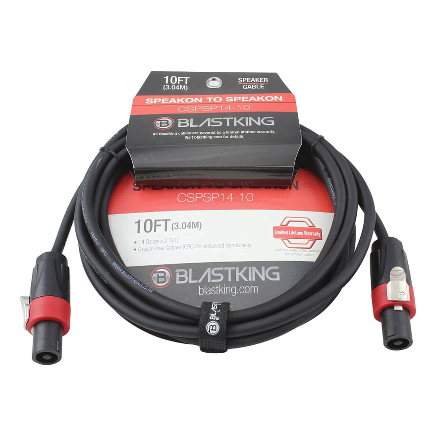 Cable Speakon a 1/4 mono Blastking de 3 metros