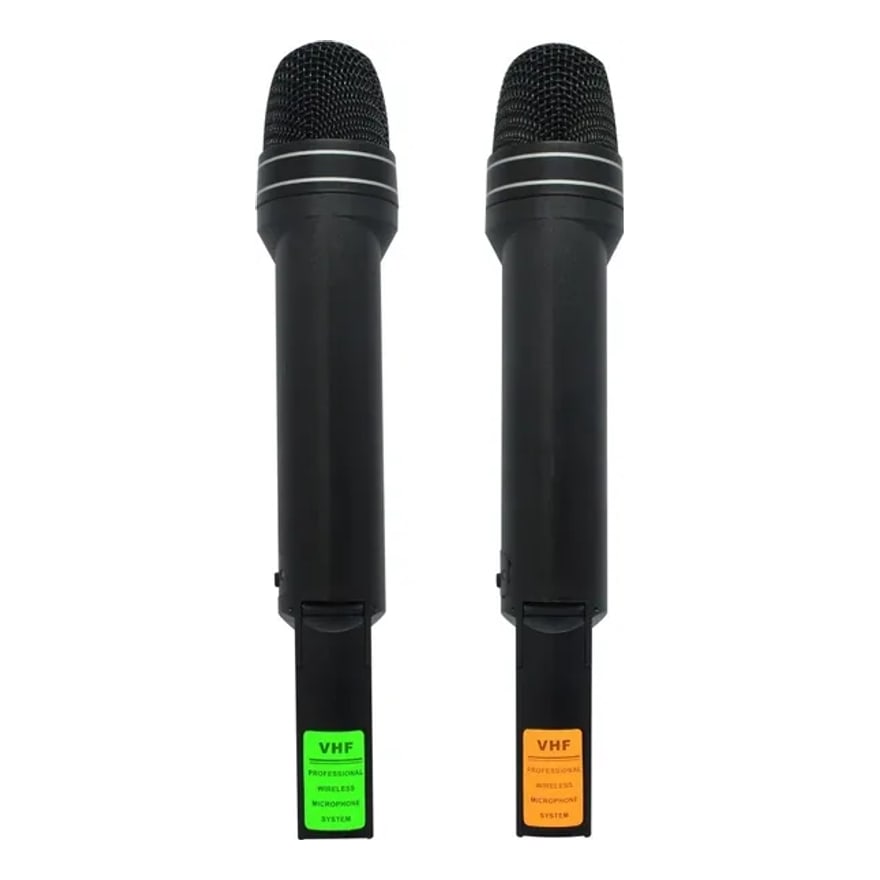 Micrófono inalámbrico doble UHF semiprofesional American Xtreme TWM-2192 con receptor