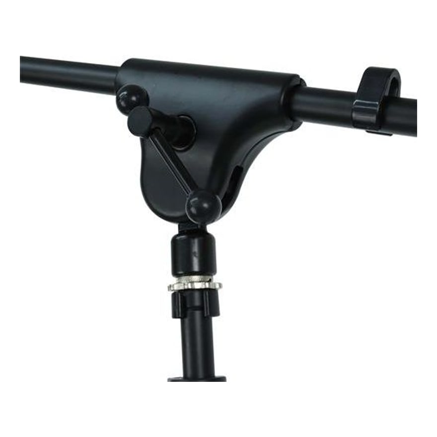 Pedestal de micrófono LK con boom metálico, incluye micrófono y estuche