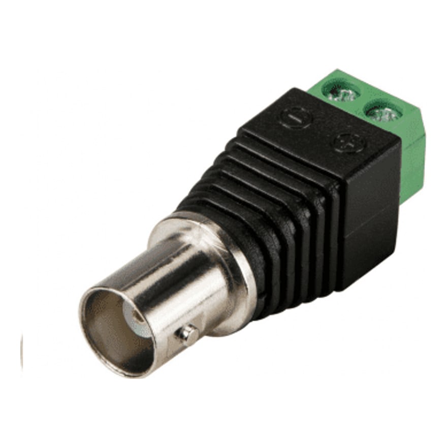 Conector BNC hembra a bornera, paquete de 10 unidades