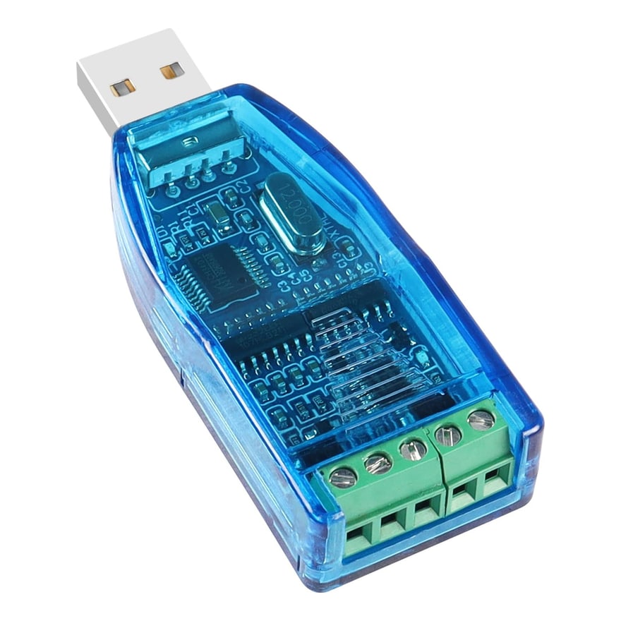 Convertidor USB a RS485 con bornera de 2 pines