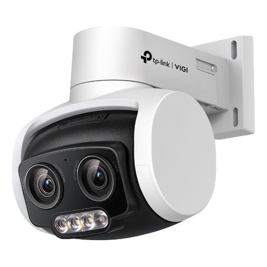 Cámara de red panorámica TP-Link VIGI C540 4MP a color para exteriores, detección inteligente