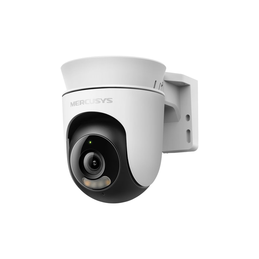 Cámara de seguridad WiFi Mercusys MC510 exterior 360° 2K 3MP, visión nocturna, hasta 512 GB