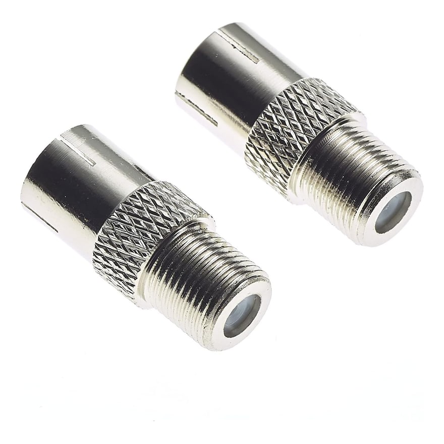 Conector PAL europeo macho a RF hembra, paquete de 10 unidades