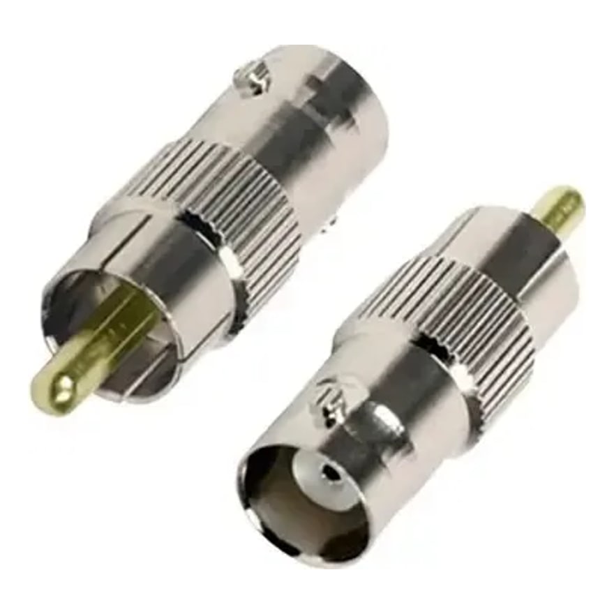 Conector BNC hembra a RCA macho, paquete de 10 unidades