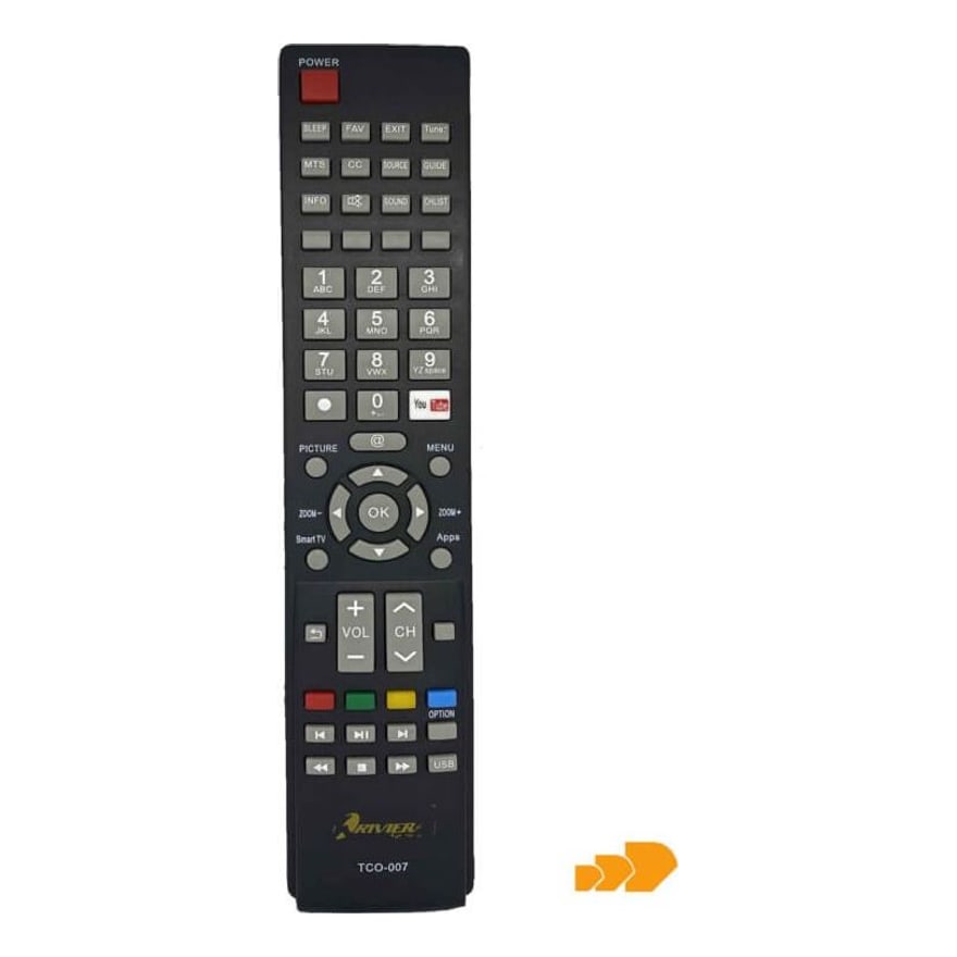 Control remoto Riviera para TV LCD, modelo TCO-007