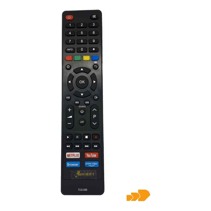 Control remoto Riviera para TV LCD, modelo TCO-030