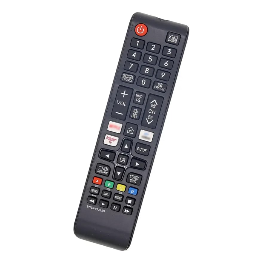 Control remoto compatible con TV Samsung LCD Smart con teclas de apps