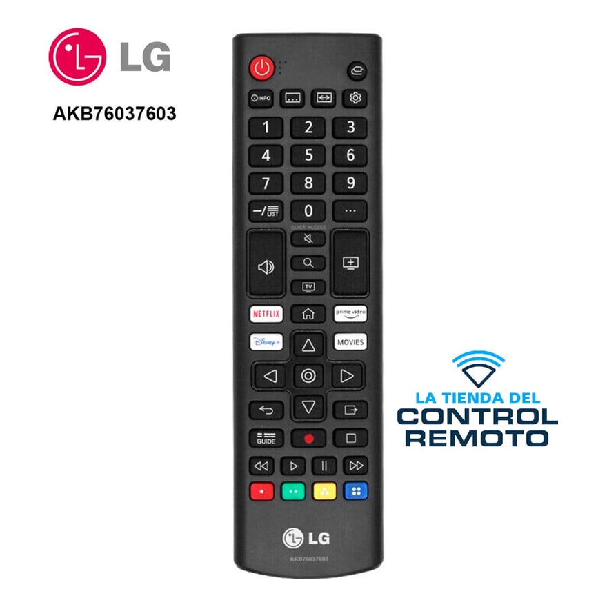 Control remoto compatible con TV LG 4K Smart, pequeño