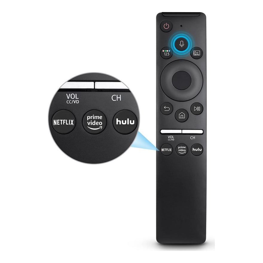 Control remoto con control de voz compatible con TV Indurama