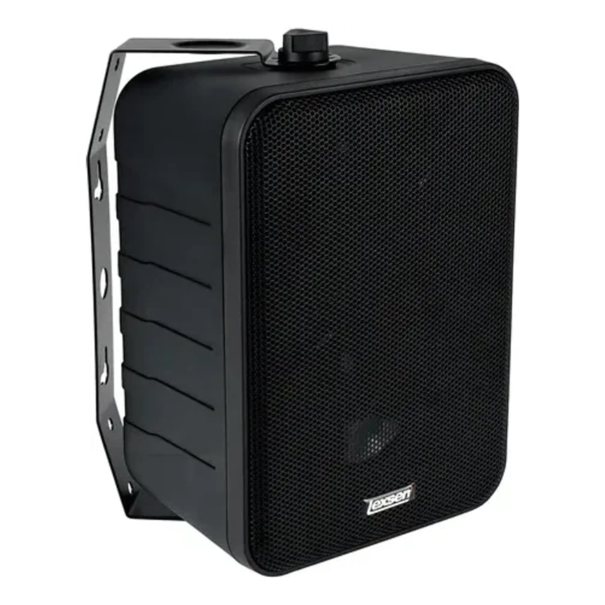 Caja acústica de pared de 5 pulgadas 30 W con transformador, blanca