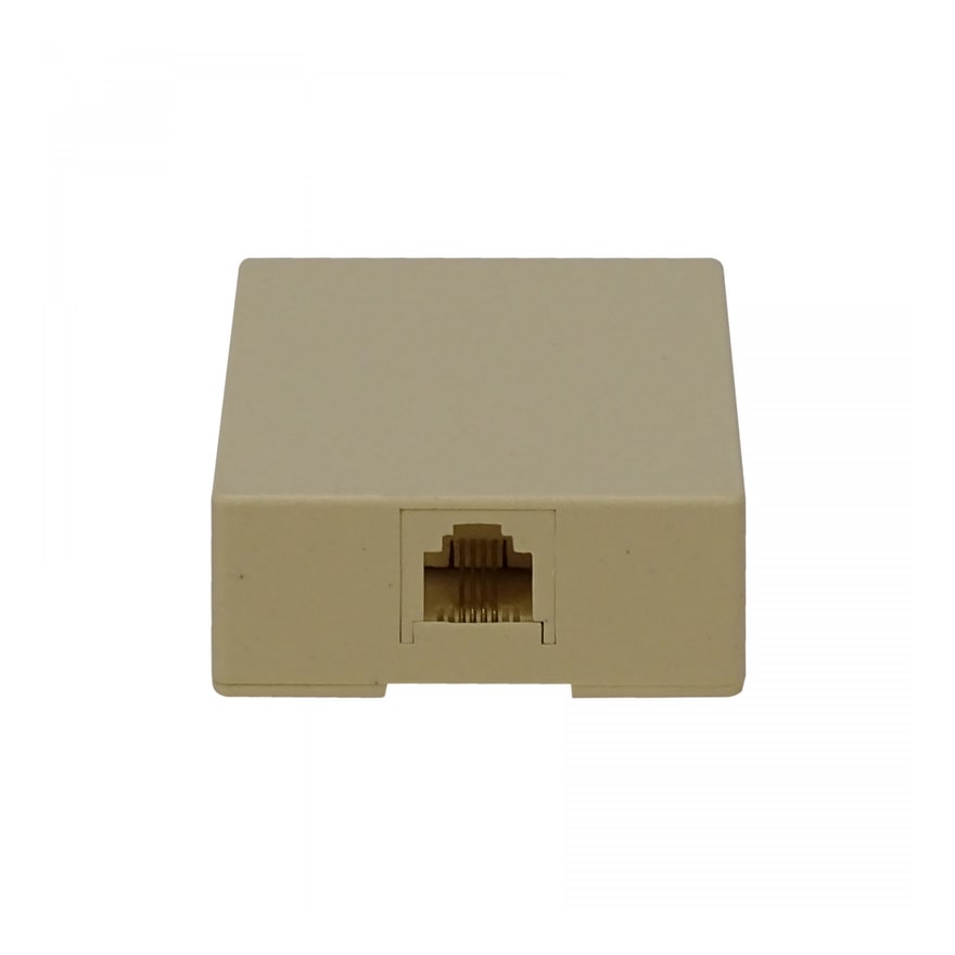 Face plate RJ11 6P4C para teléfono, paquete de 10 unidades