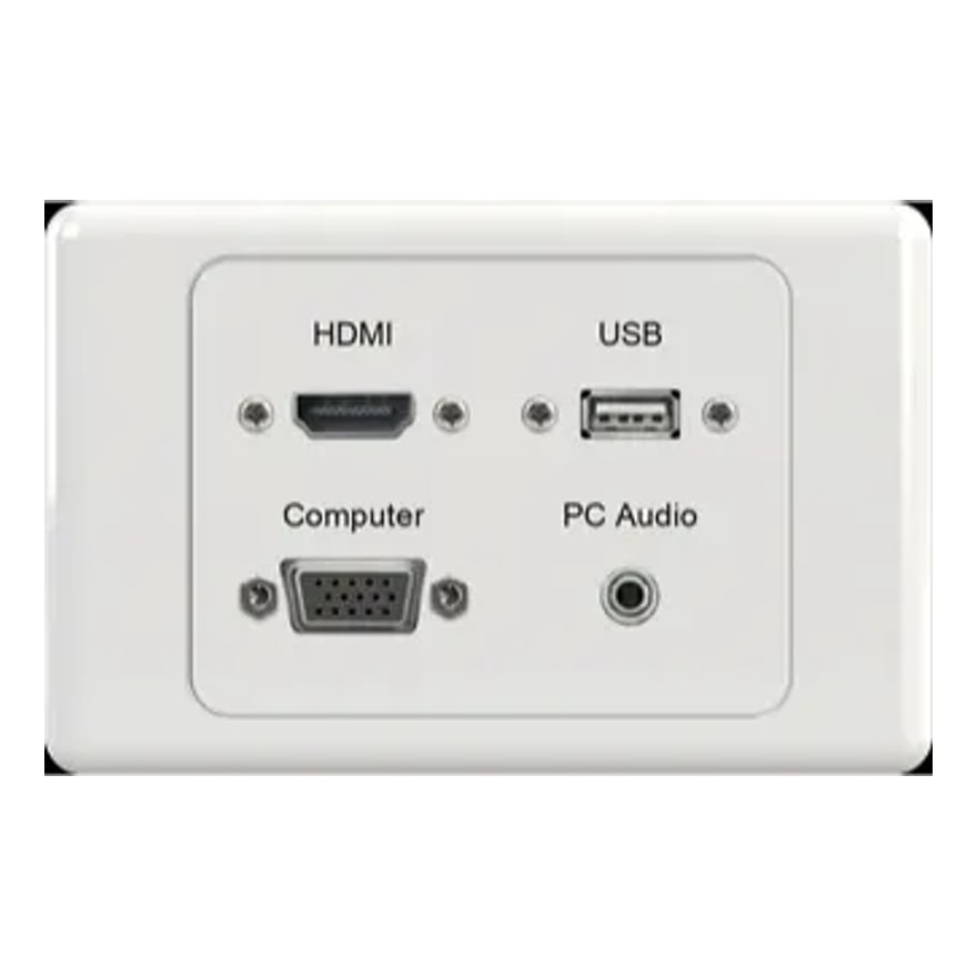 Face plate HDMI, VGA y USB