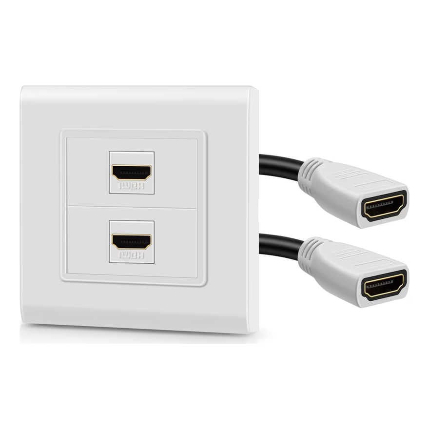 Face plate HDMI de 2 puertos, económico