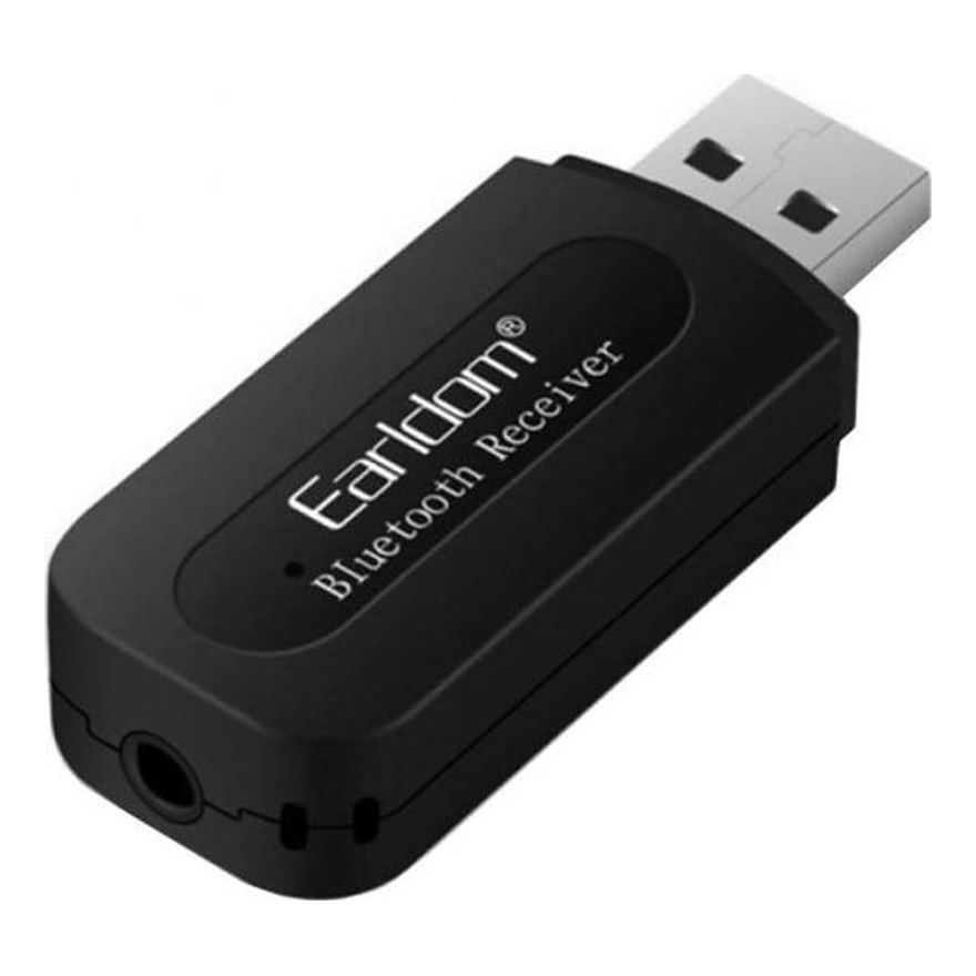 Adaptador Bluetooth inalámbrico Earldom para auto con plug USB