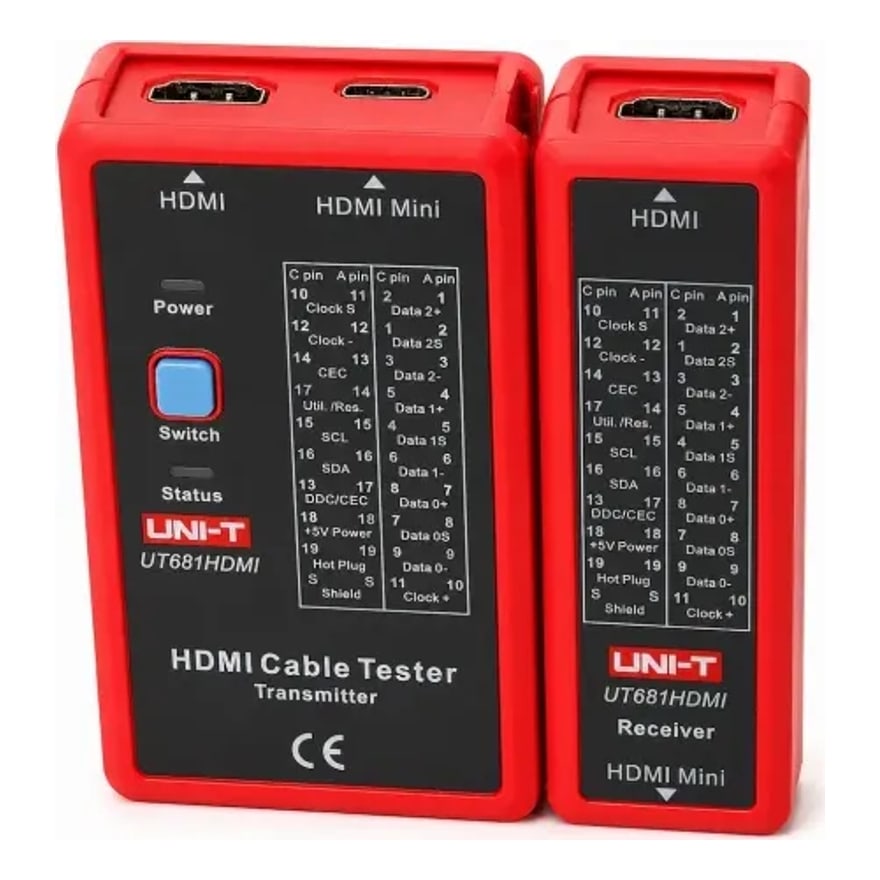 Comprobador de cable HDMI a Mini HDMI UNI-T UT681HDMI