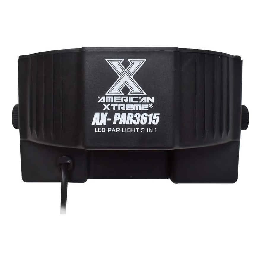 Luz LED para escenario American Xtreme AX-PAR3615 54 W RGB 3 en 1, automática, sonido y DMX