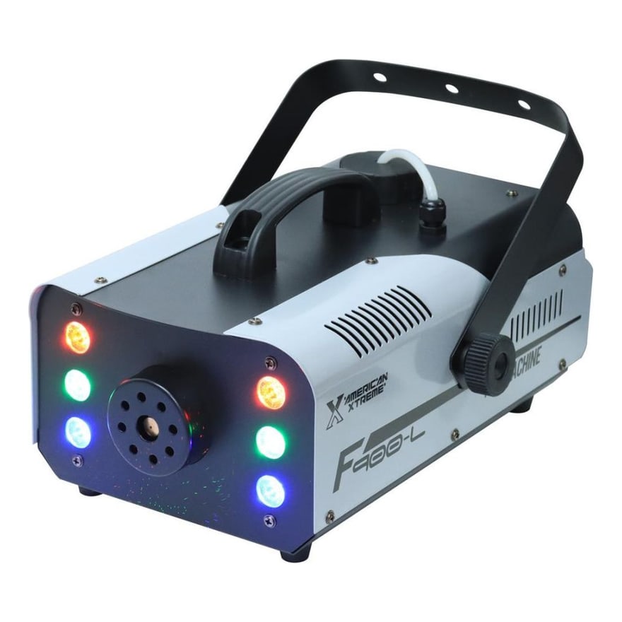 Máquina de humo American Xtreme F900-L 900 W con luz LED RGB, alcance 6 metros