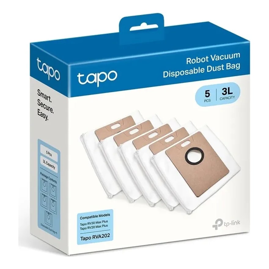 Accesorio TP-Link Tapo RVA202 Bolsa de Polvo Desechable para RV30 MAX Plus y RV20