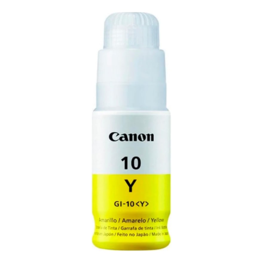 Botella de tinta Canon GI10Y Amarillo GM2010/G6010 7700 p├íg. GI10Y