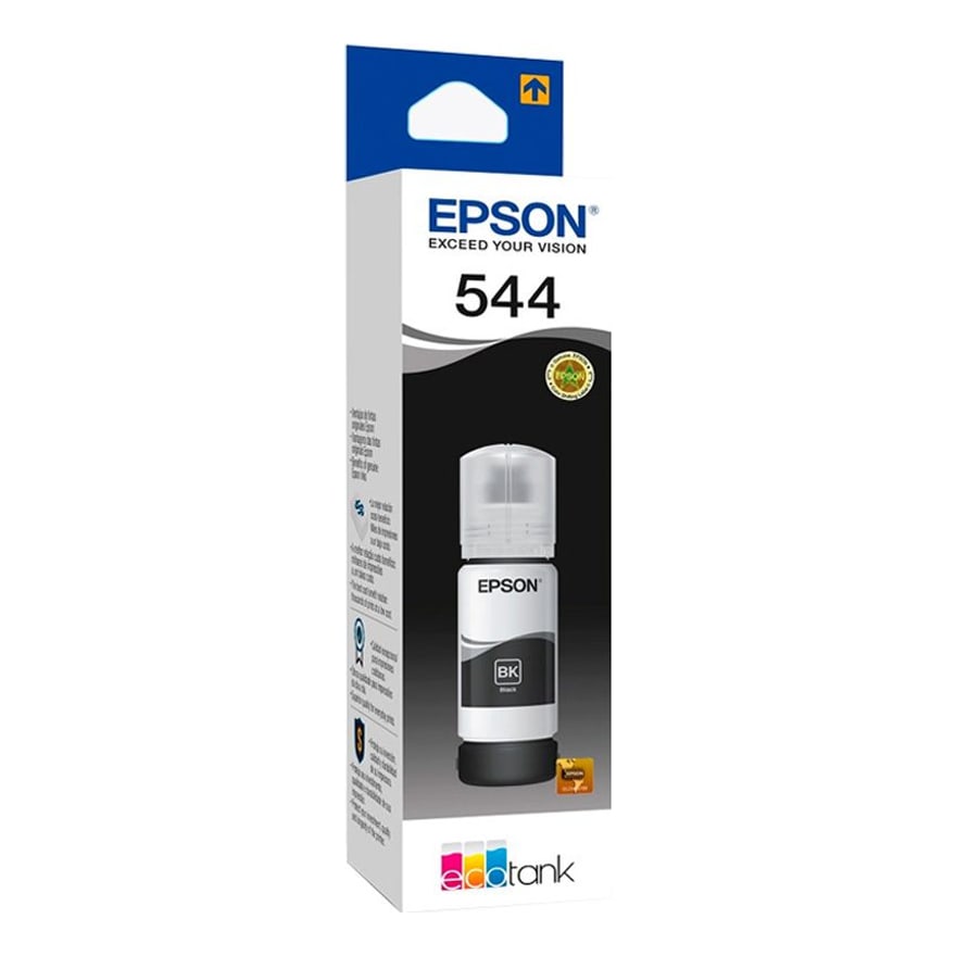 Botella de tinta Epson T544 Negra L3110 L3150/L5190 4500 p├íg. T544120-AL
