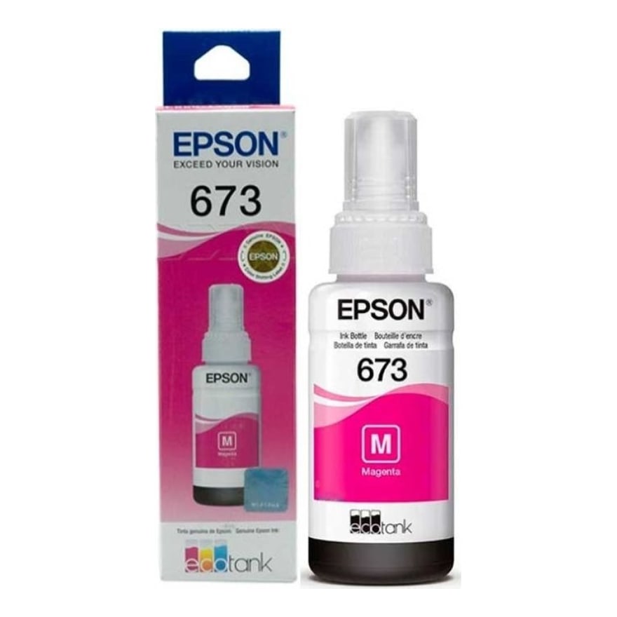 Botella de tinta Epson T673 Magenta L800 4000 p├íg. T673320-AL