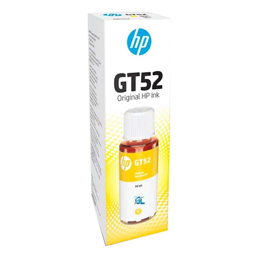 Botella de tinta HP GT52 Amarillo 5810/5820 8000 p├íg. M0H56AL