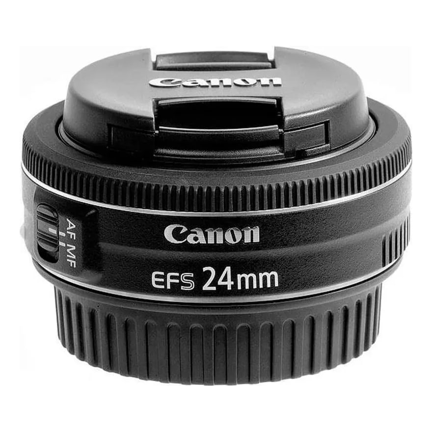 Canon Lente Fotogr├ífico Gran Angular EF-S24/2.8 STM o
