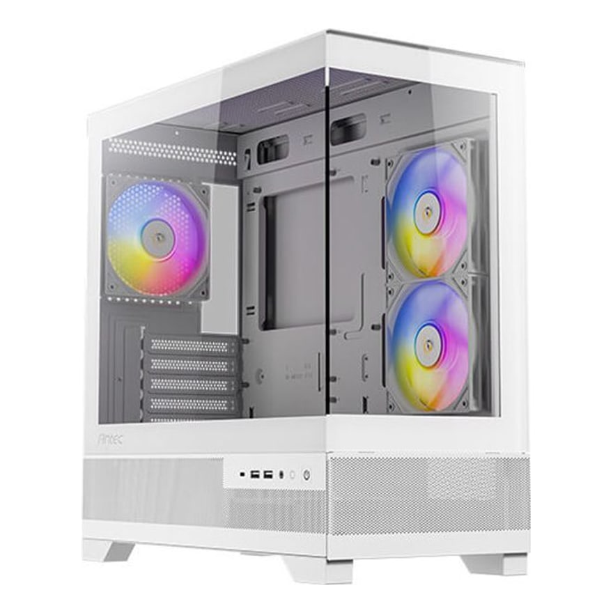 Case Antec CX500M White ARGB Mini Tower Micro-atx 2X120MM ARGB Reverse Fans