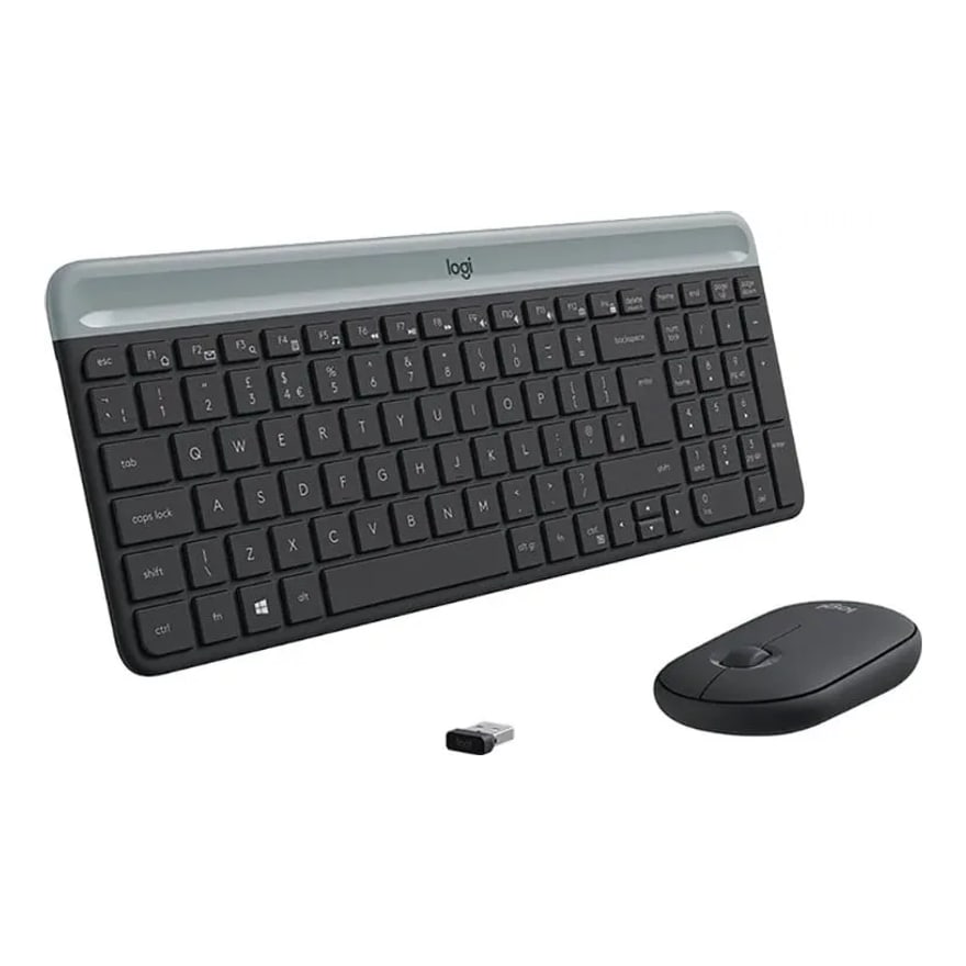 Combo Logitech Teclado y Mouse MK470 Slim Wireless