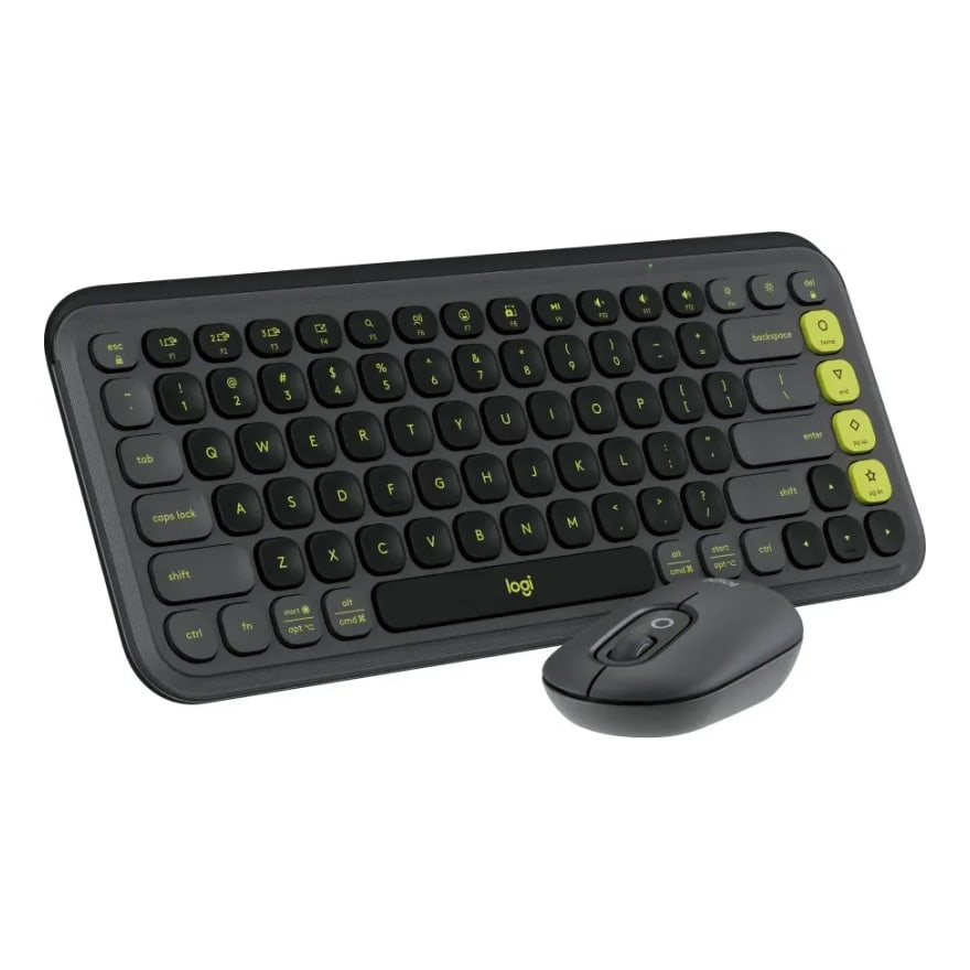 Combo Logitech Teclado y Mouse Pop Icon Wireless