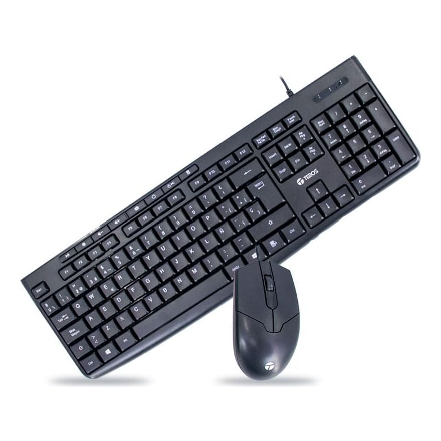 Combo Teros Teclado y Mouse USB TE-5015S