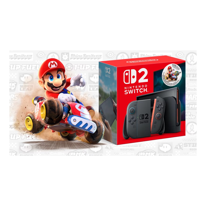 Consola de videojuegos Nintendo Switch 2 Mario Kart World Bundle Digital
