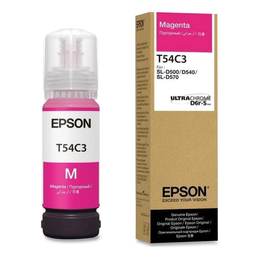 Tinta Epson T54C Magenta Ultrachome D6R-S SL-D570 70ml T54C320