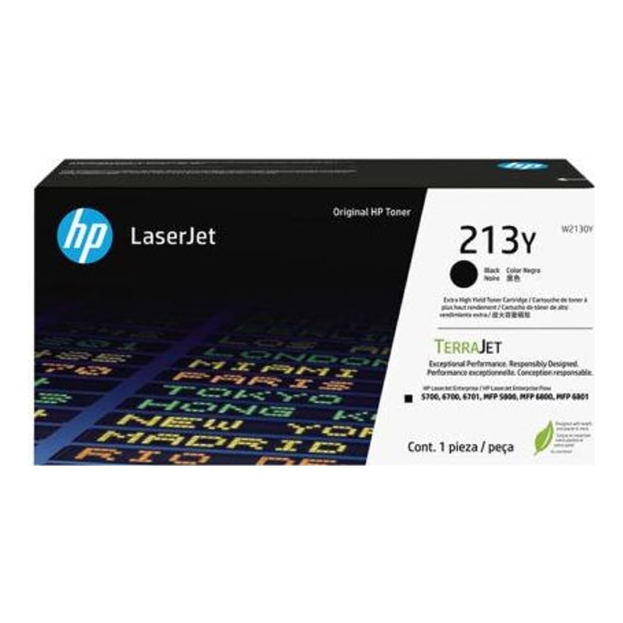 T├│ner HP 213Y Negro Rendimiento Superior LaserJet 5700