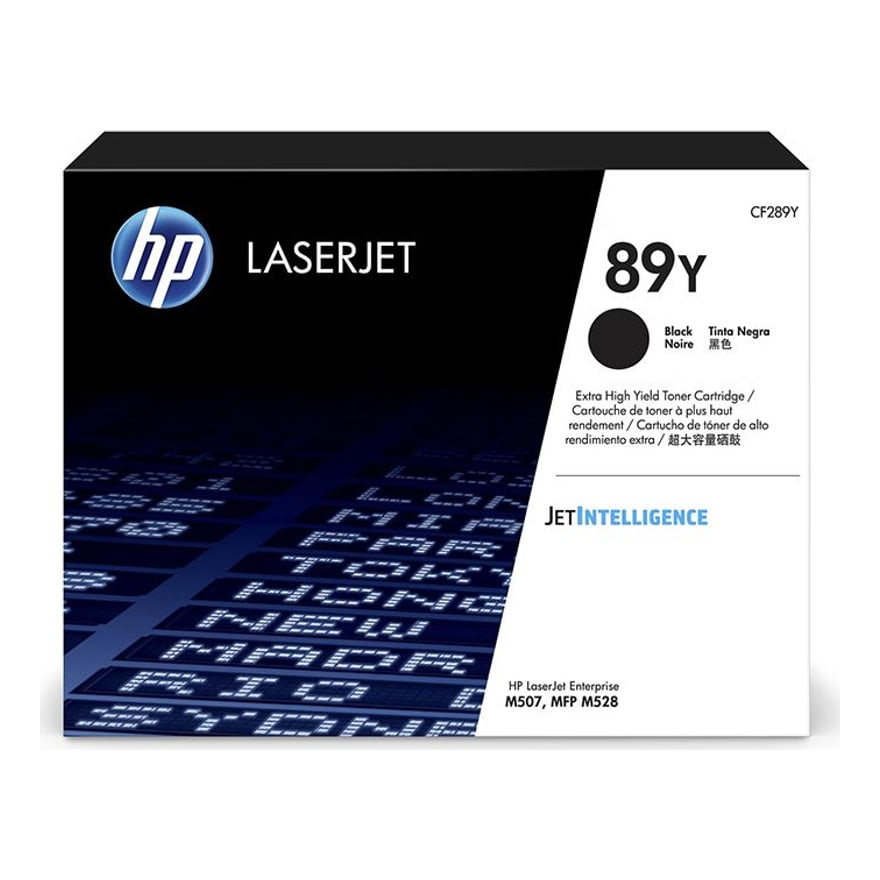 T├│ner HP 89Y Negro Rendimiento Superior LaserJet M507/M528 20000 p├íg. CF289Y