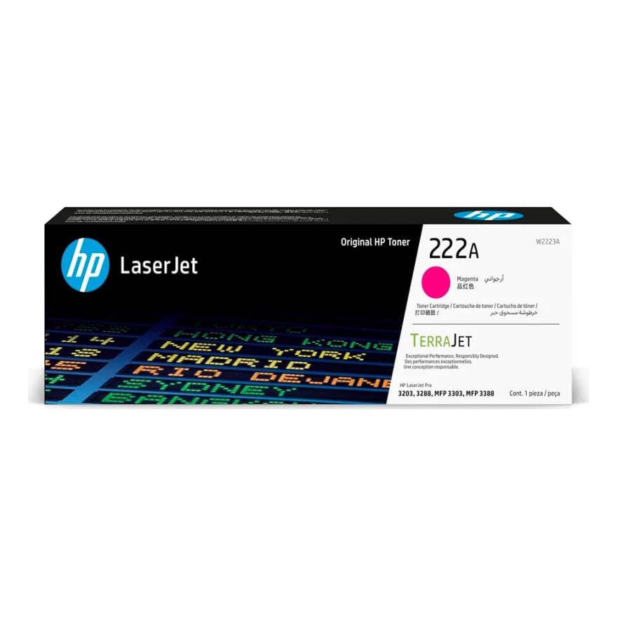 T├│ner HP 222A Magenta LaserJet 3201/3202/3303 1200 p├íg. W2223A