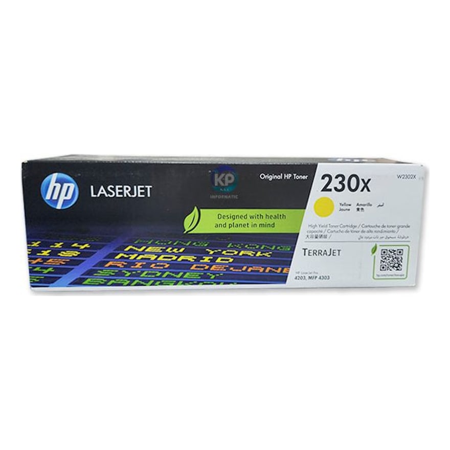 T├│ner HP 230X Amarillo LaserJet 4203/4303 5500 p├íg. W2302X