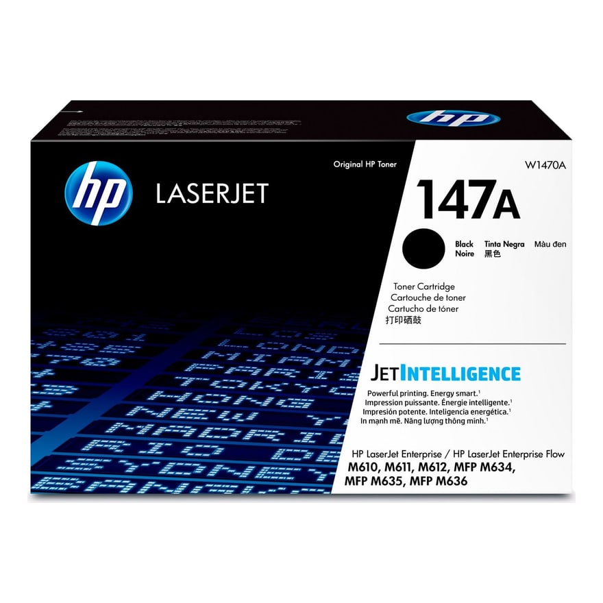 Tinta HP 147A Negro Lasejet M610/M636 10500 p├íg. W1470A