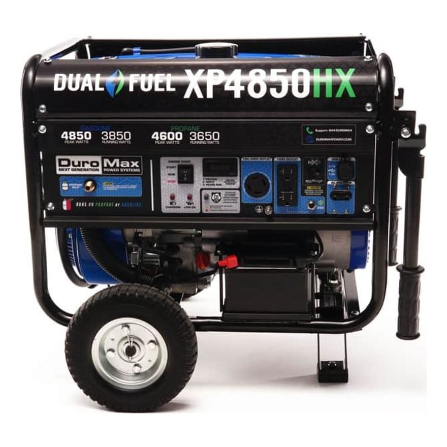 Generador Duromax XP4850HX Port├ítil Dual Fuel 4850W CO Alert (open Box)