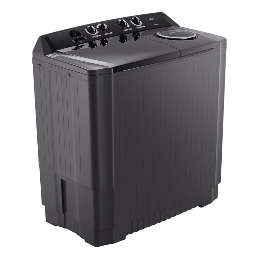 Lavadora LG WP18MAR 18kg Carga Superior Doble Tina con Sistema Roller Jet Negra