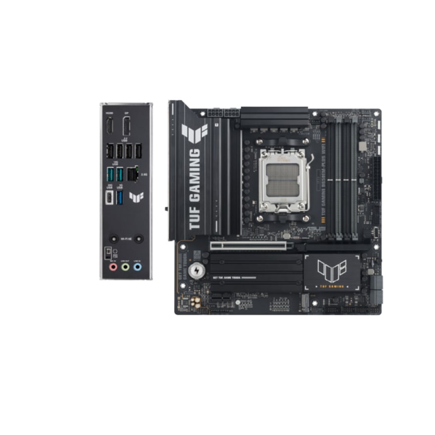Mainboard ASUS B650EM Plus WiFi AM5 DDR5 8000MTS 3SLOTS Dport HDMI Micro ATX
