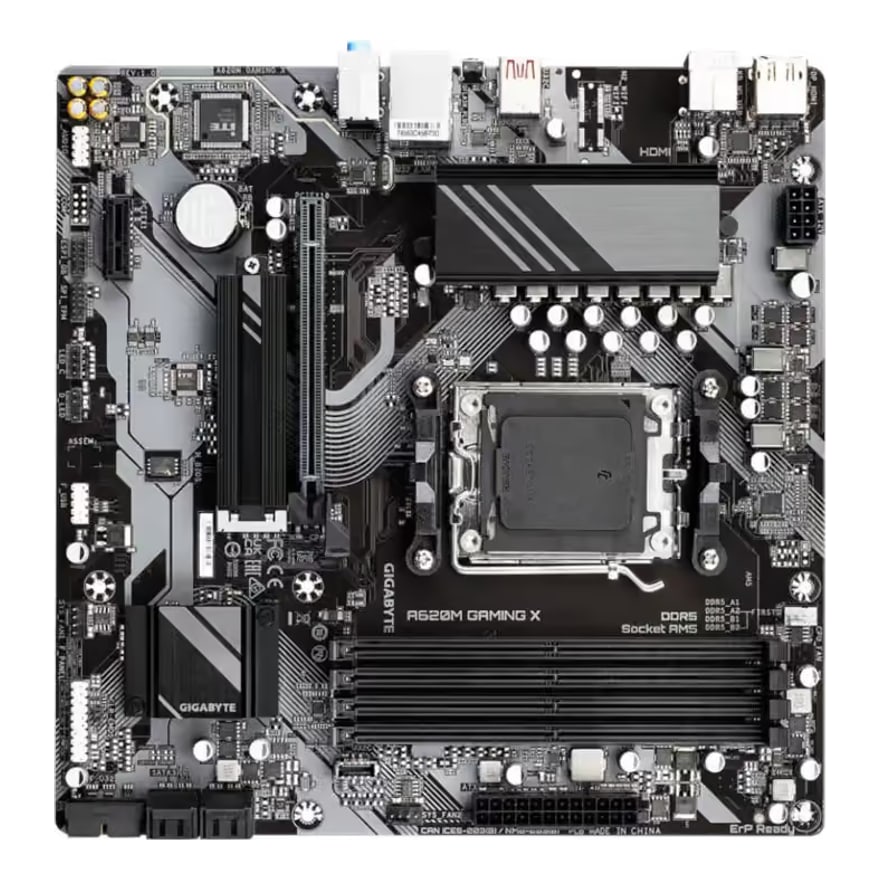Mainboard Gigabyte A620M Gaming x AM5 DDR5 Ryzen 7000 8000m 9000 Micro ATX
