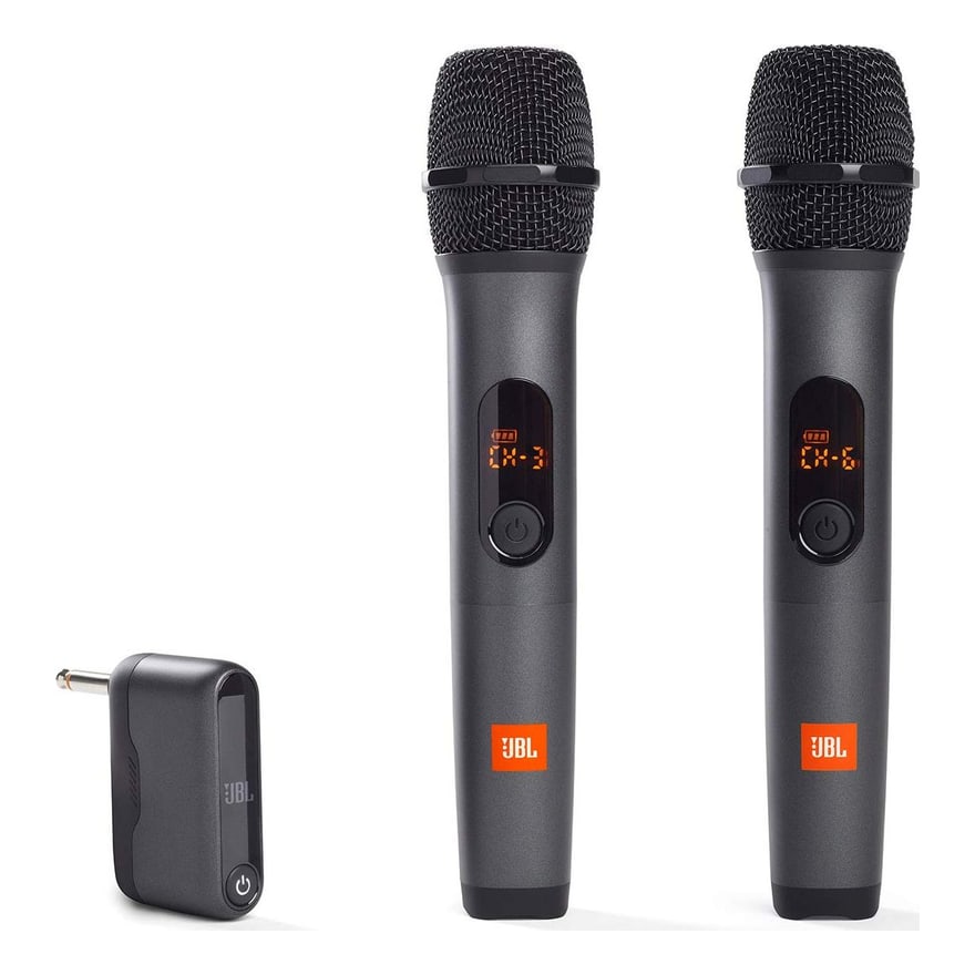 Micr├│fono JBL Inal├ímbrico 2 Pack Bater├¡a Recargable - Conexi├│n de 2.4GHz con UN