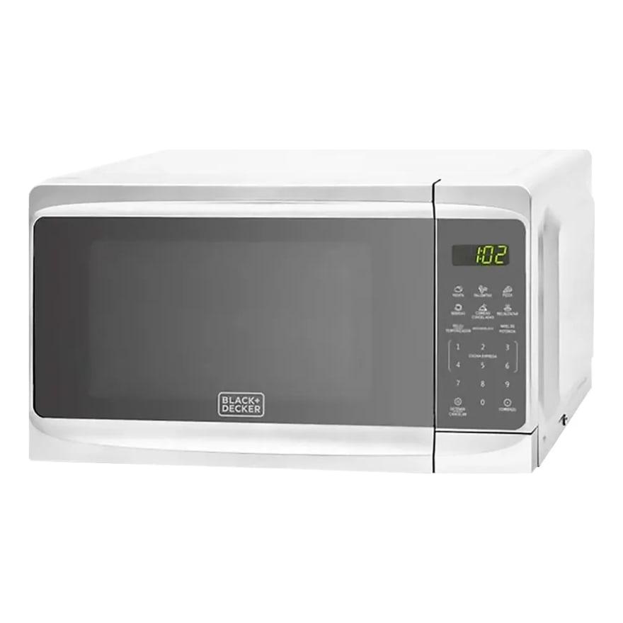 Microondas Black+Decker Black & Decker BDMW0107CS 20 Litros Panel Digital 1100W Plateado