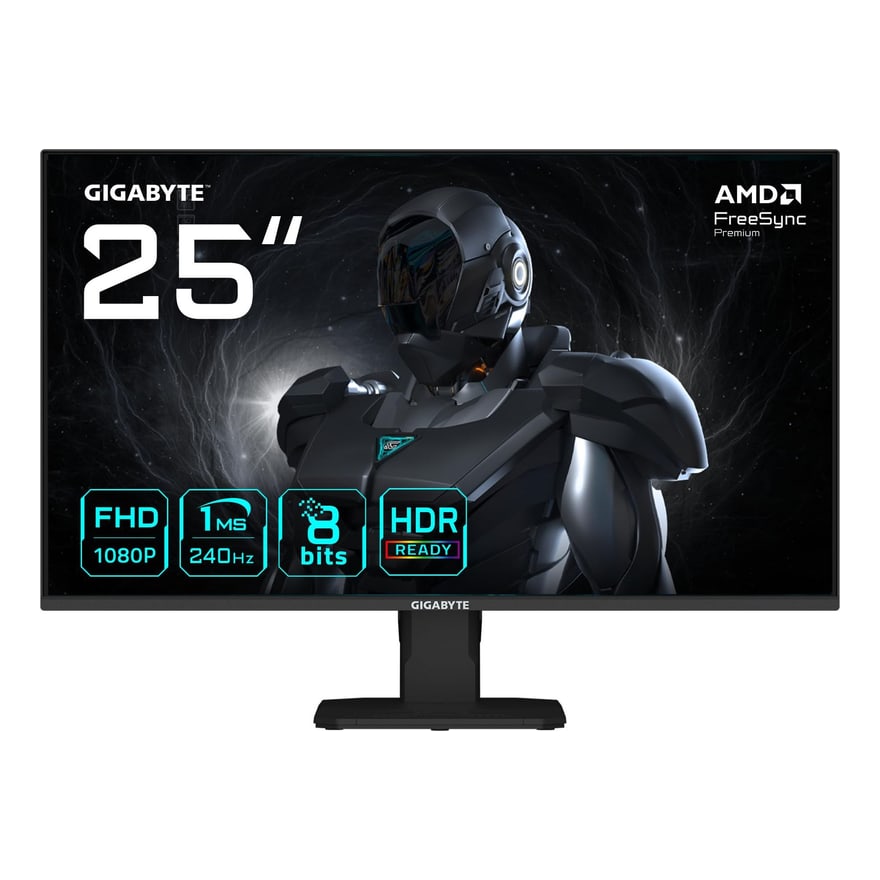 Monitor Gigabyte GS25F2A 25PULG SS IPS Plano 1920X1080 FHD 240Hz 1MS HDMI Dport