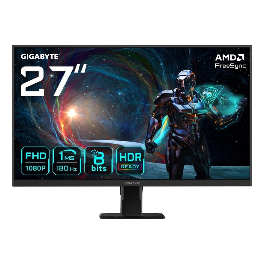 Monitor Gigabyte GS27FA 27PULG SS IPS Plano 1920X1080 FHD 180Hz 1MS HDMI Dport