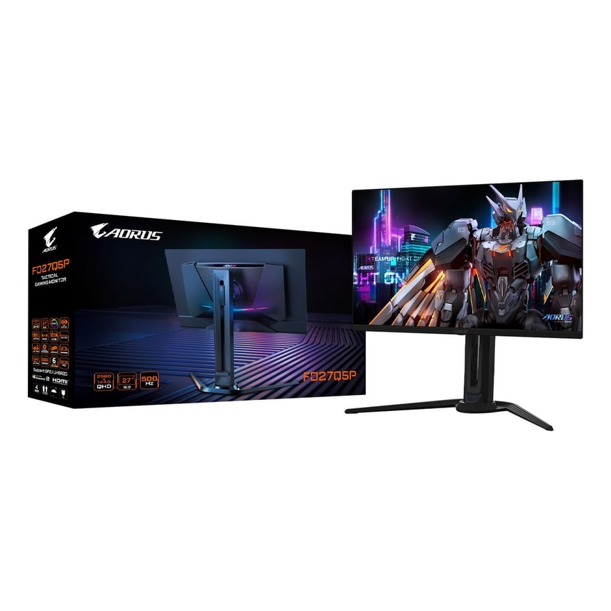 Monitor Gigabyte Aorus FO27QSP 27PULG Qd-oled 2560X1440QHD 500Hz 10BIT 0.03MS