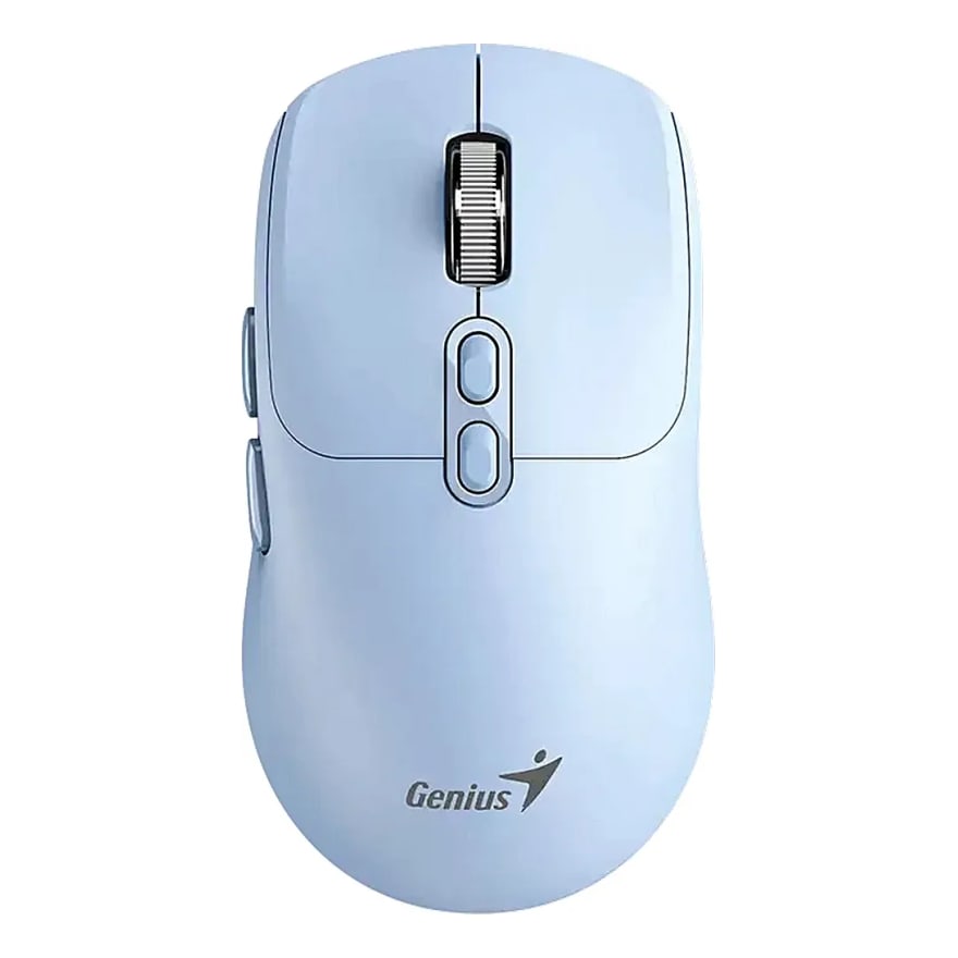 Mouse Genius NX-8080S Wireless y BT Azul AI Copilot